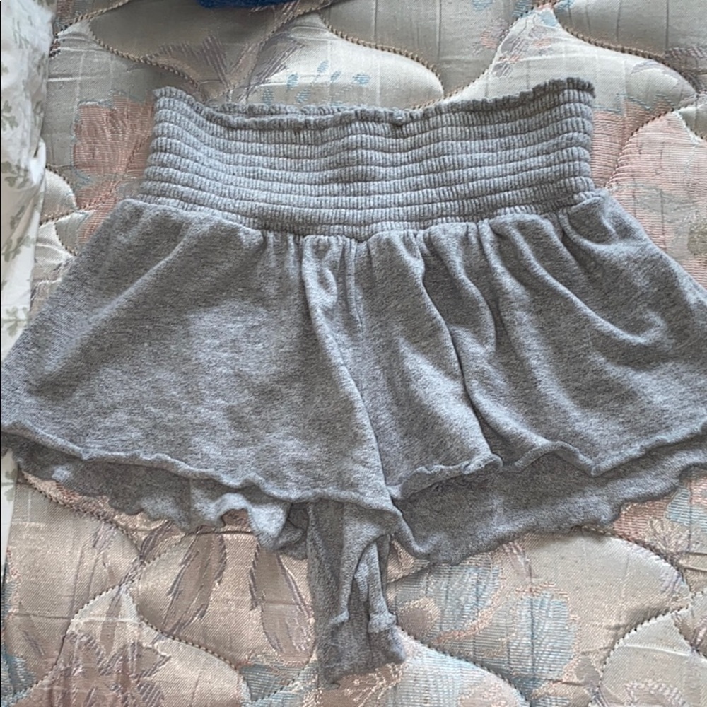 Grey soft shorts
